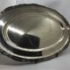 Silver metal dish