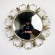 Vintage brass sunburst mirror 46cm