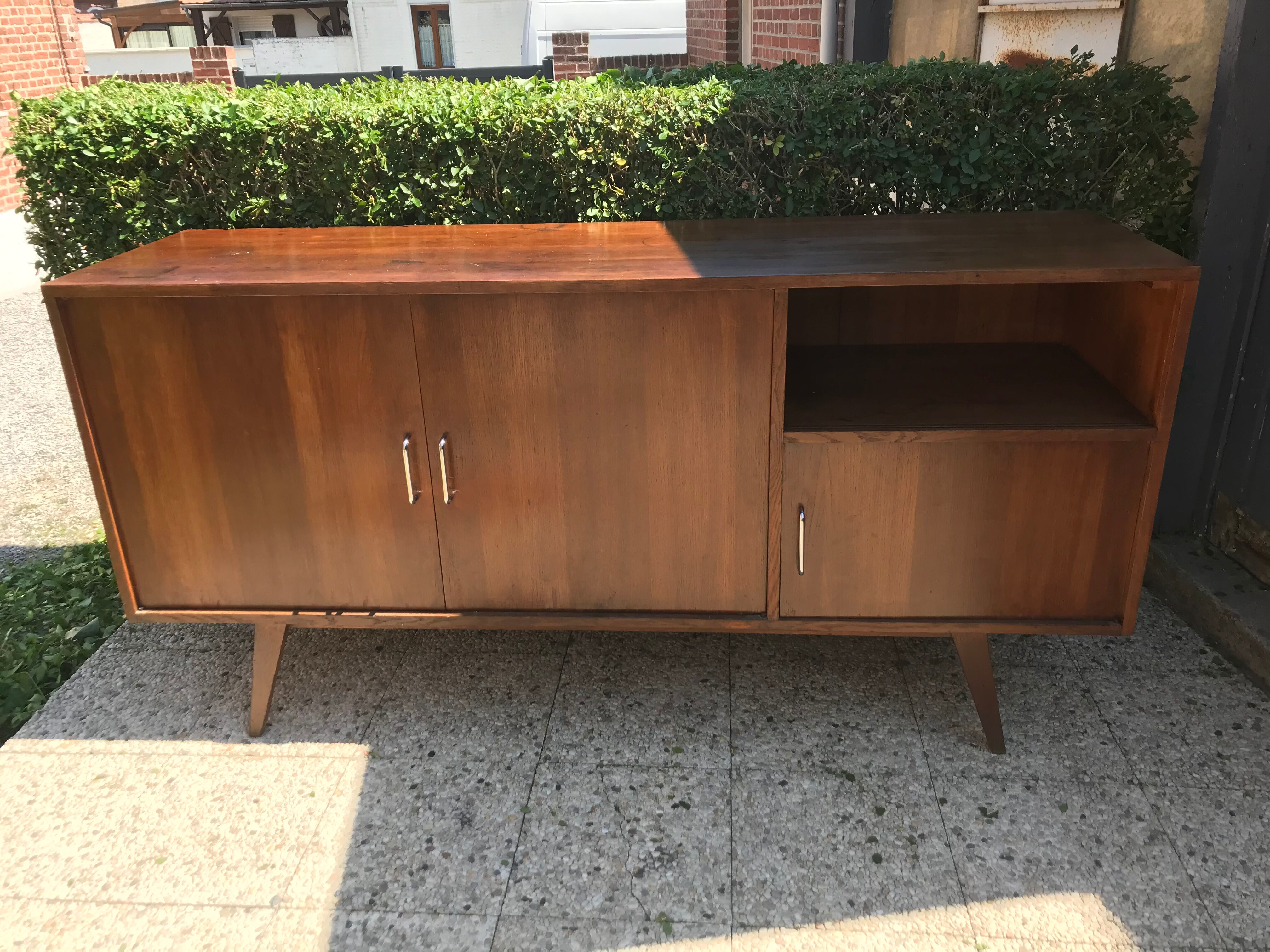 Sideboard vintage feet compass