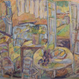 Fauve Interior and Garden Scene