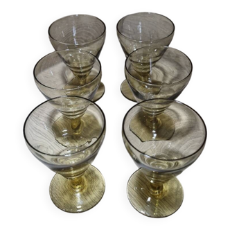 Art Deco manganese glasses