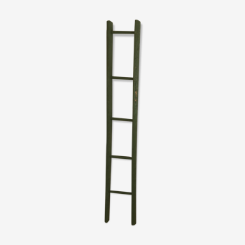 Former small vintage green ladder