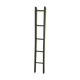 Former small vintage green ladder