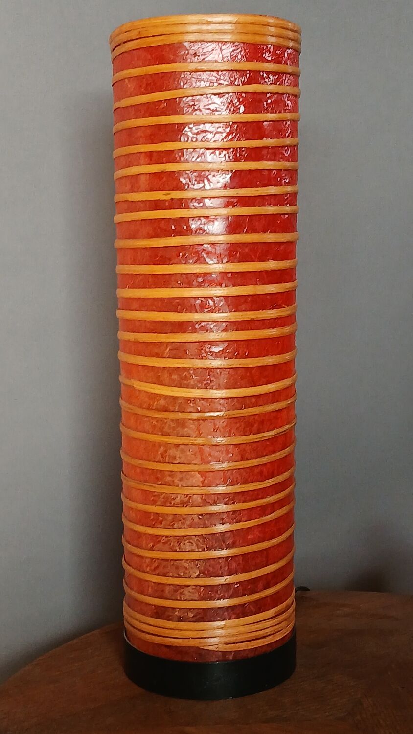 Fibreglass lamp from the 50s/60s.