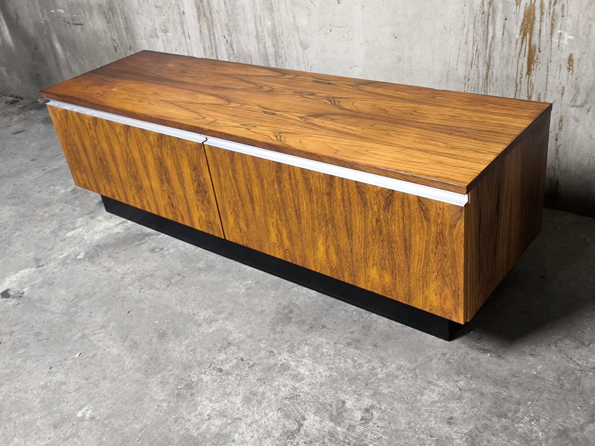 Vintage Scandinavian enfilade from the 1960s in rosewood.