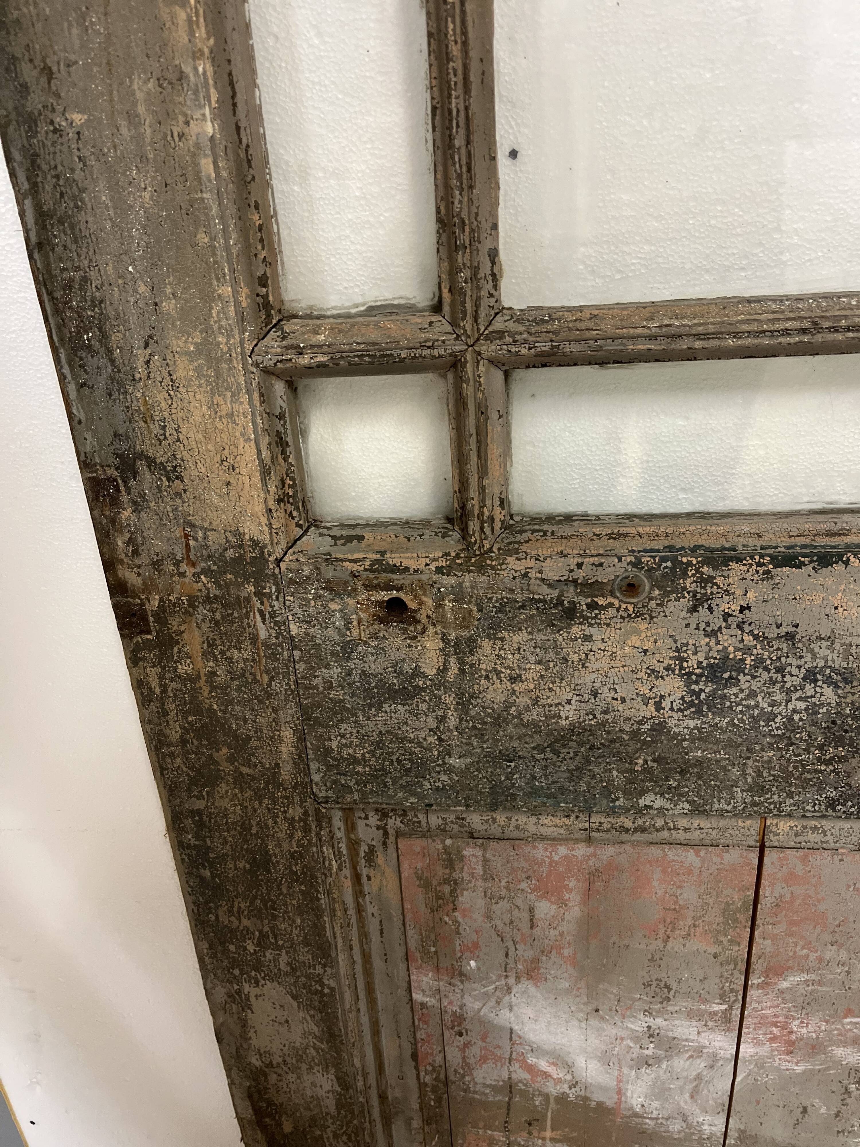 Old glass door from the 18th/19th century