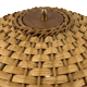 Lampadaire scandinave en rotin