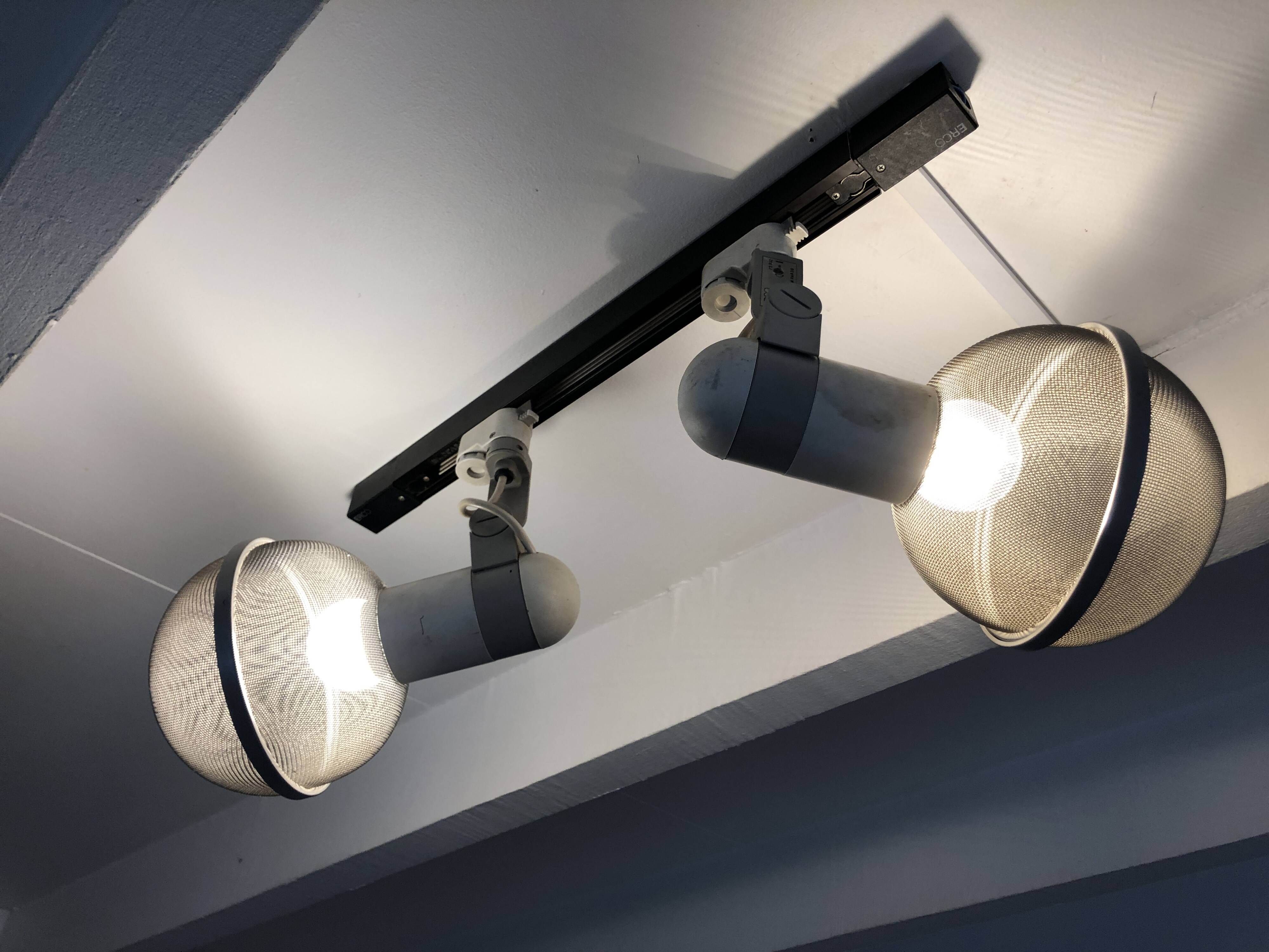 Vintage Track Ceiling Light • Micro Pin Spots • Erco • 1975