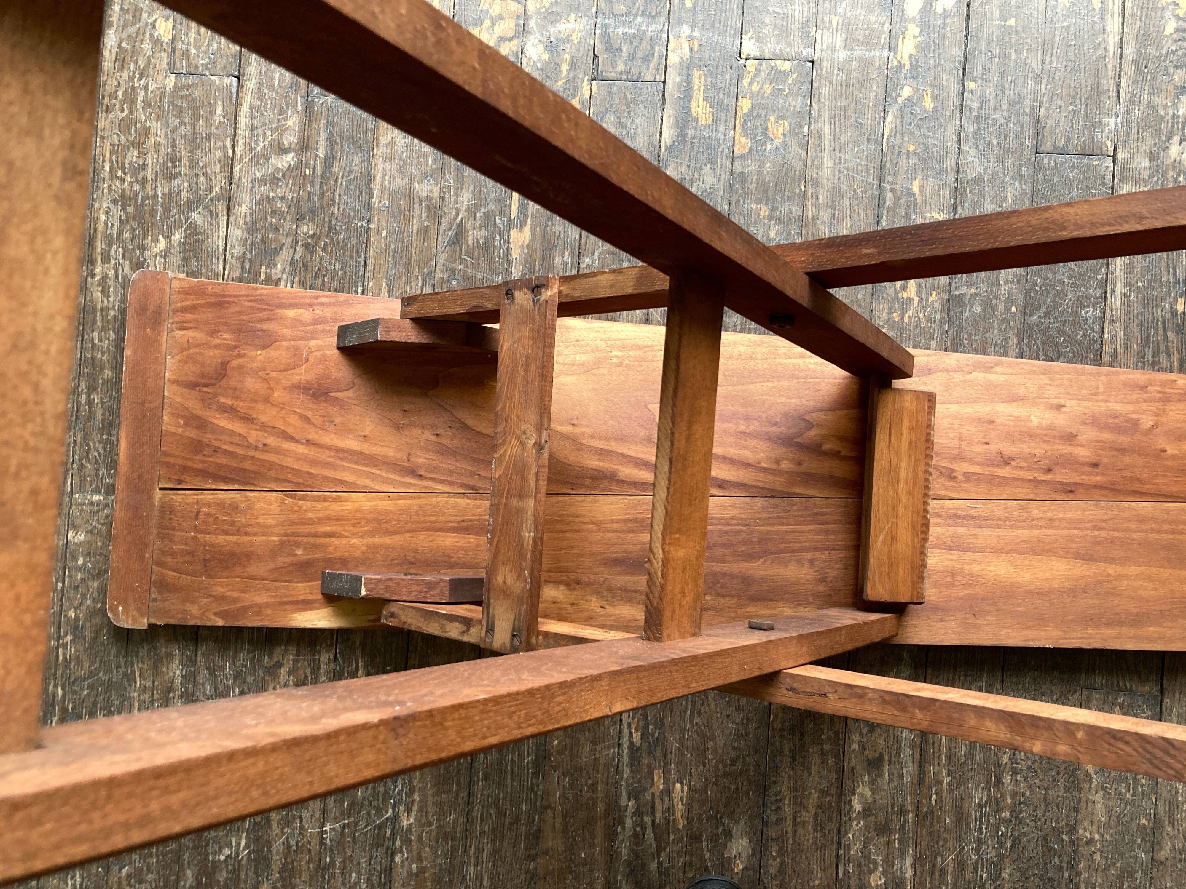1900 folding ironing console table