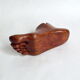 Cendrier pied en bois sculpté