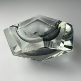 Murano glass ashtray Sommerso, Italy, 1970s