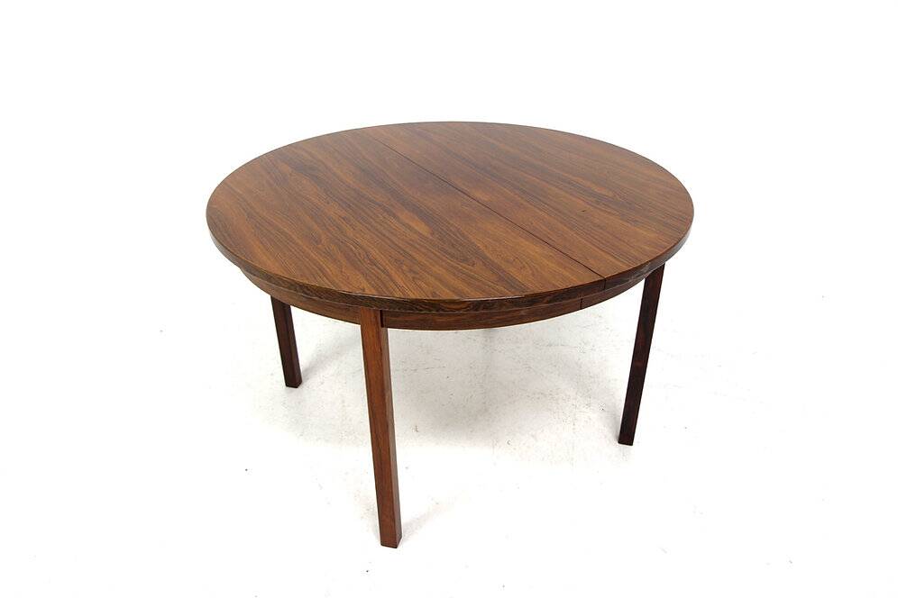 Table de salle à manger scandinave en palissandre, Suède, 1960