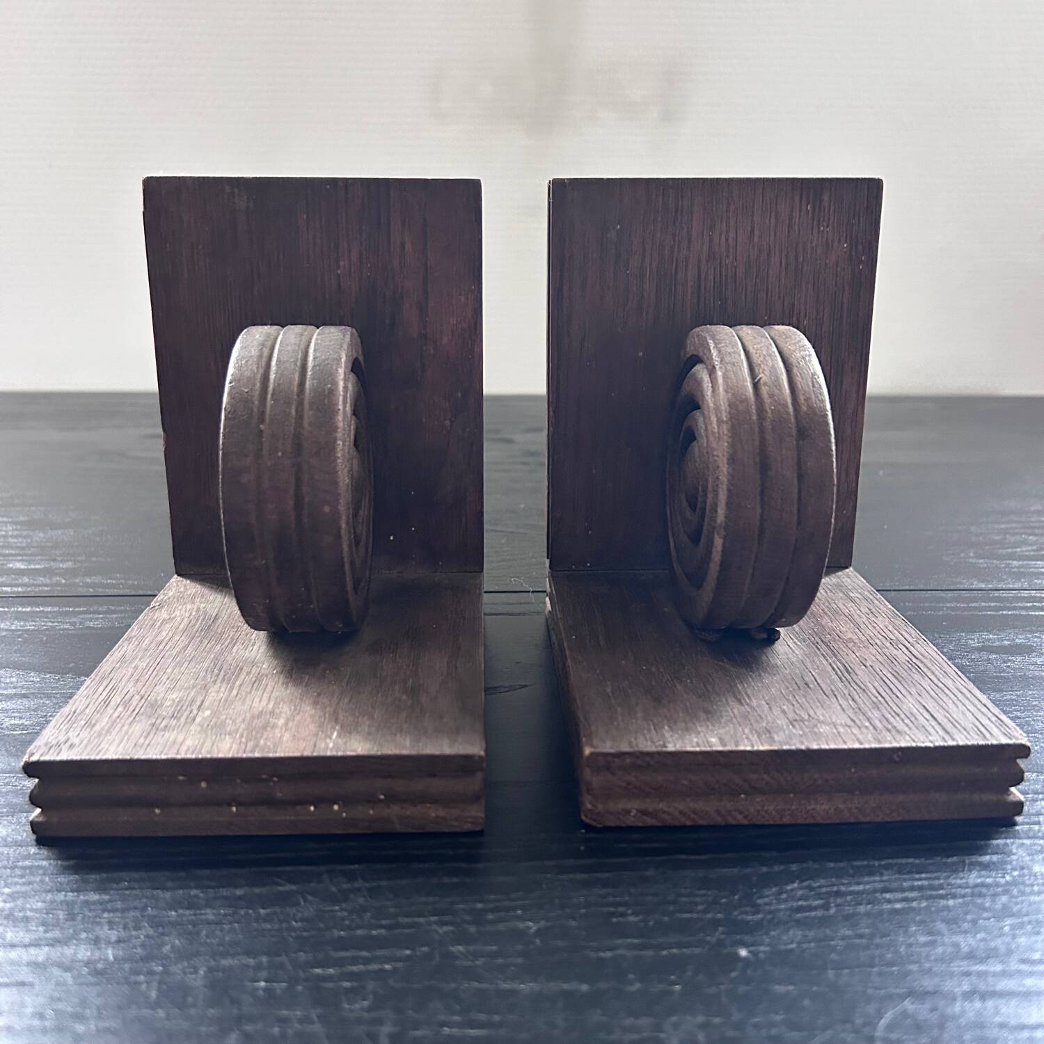 Pair of Breton bookends