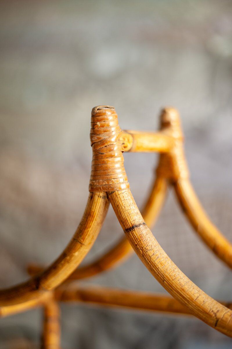 Bamboo pagoda shelf, 1960s