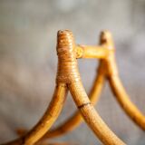Bamboo pagoda shelf, 1960s