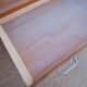 Compass feet chest of drawers