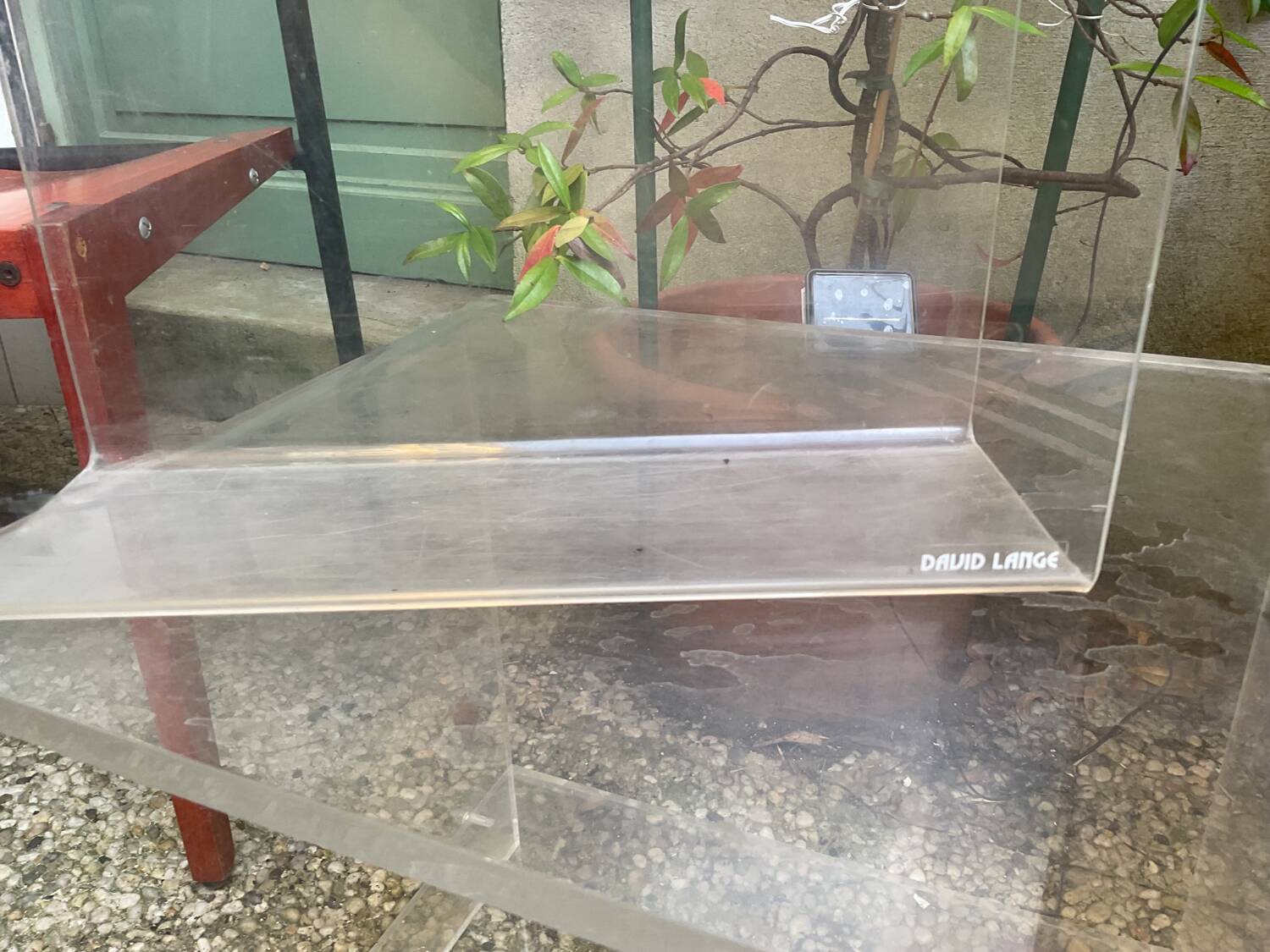 Plexiglas magazine holder David LANGE