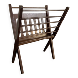 Vintage magazine rack 1960 Cees Braakman vinyl magazines - 56 x 45 cm
