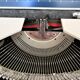 typewriter Remington Sperry rand Envoy III blue and white 70s