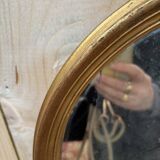 Louis Philippe style gilded mirror