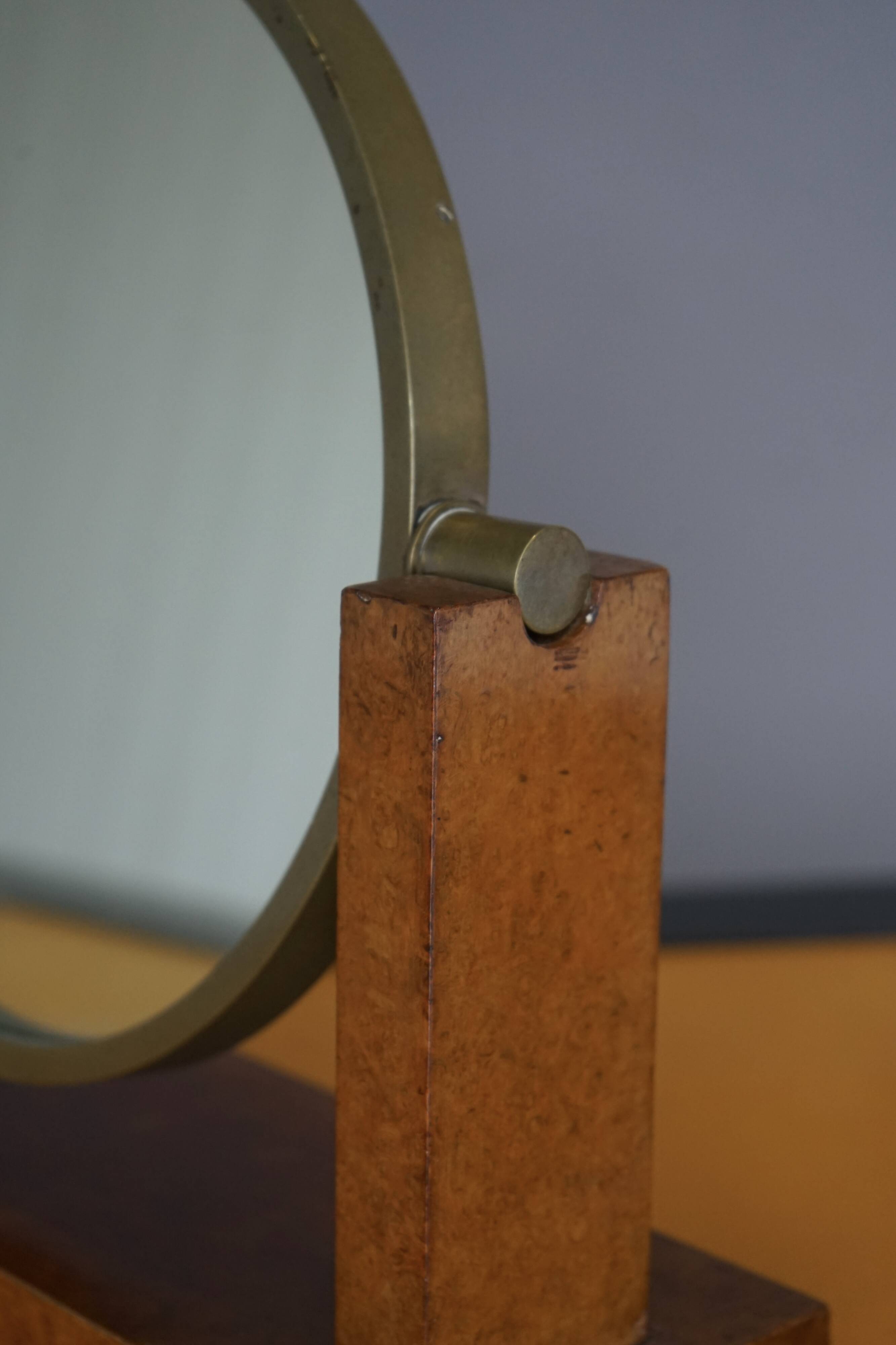 Art Deco Vanity Mirror by Émile-Jacques Ruhlmann, France, 1920s