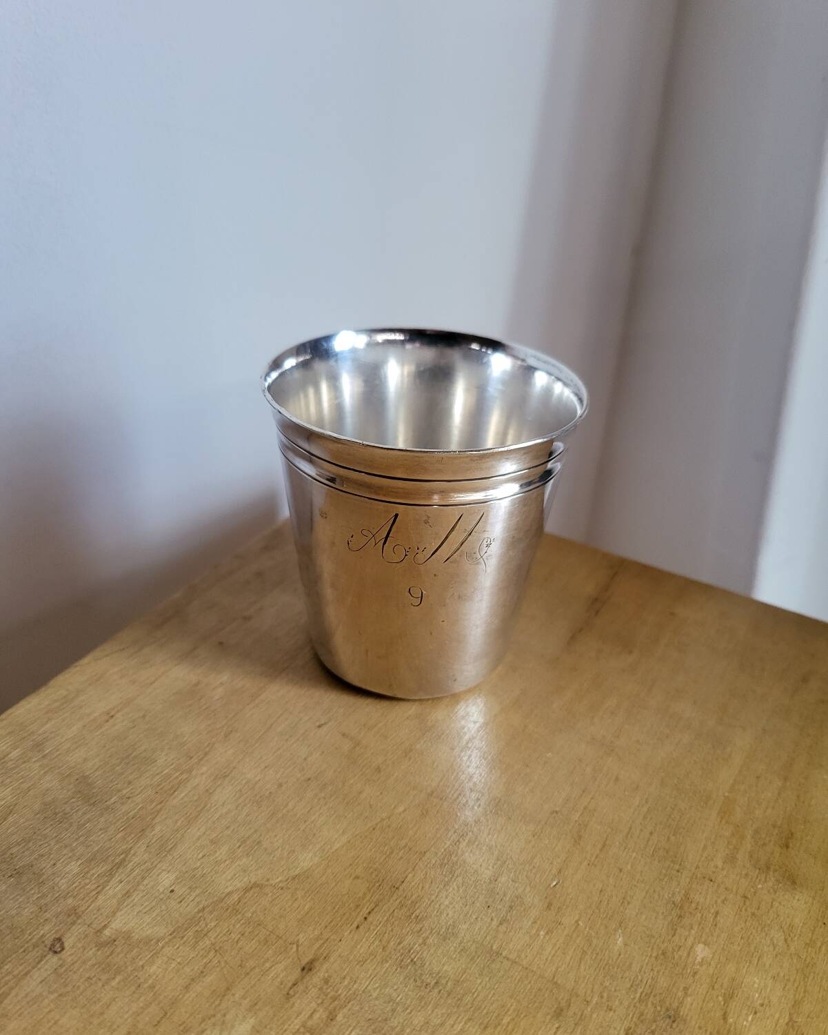 Silver-plated metal timbale BOULENGER