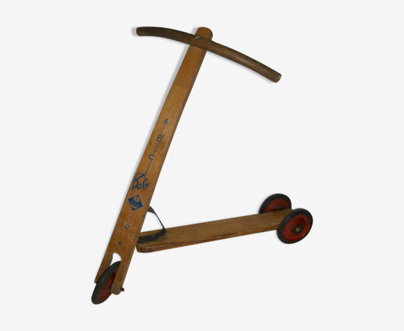 Trotinette en bois pour jouer ou pour décorer ABC Baby, an. 50