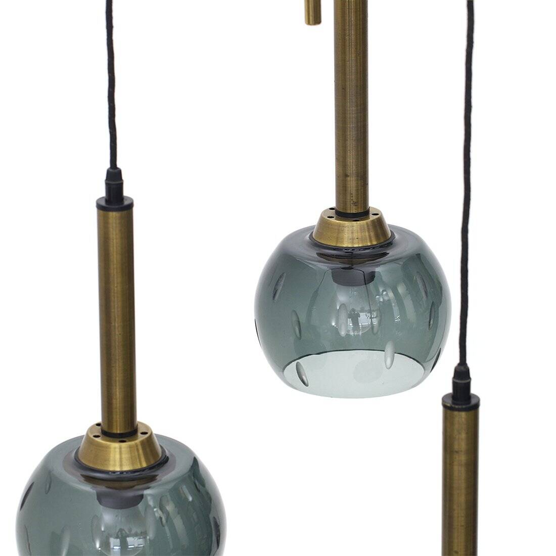 Ceiling lamp with three pendants, 1950s