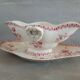 Antique sauce boat in Gien ironstone.