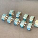 10 rounds of mother-of-pearl towels 1960