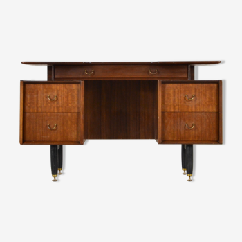 1950s ‘Librenza’ Desk by Donald Gomme for G Plan in Tola Wood. Vintage / Modern / Midcentury / Retro