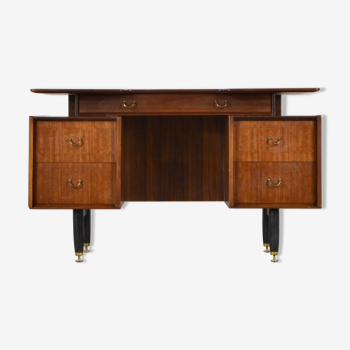 Bureau « Librenza » des années 1950 par Donald Gomme pour G Plan à Tola Wood. Vintage / Moderne / Midcentury / Rétro