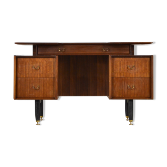 Bureau « Librenza » des années 1950 par Donald Gomme pour G Plan à Tola Wood. Vintage / Moderne / Midcentury / Rétro