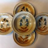 5 hollow plates Grès du Marais