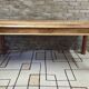 Large solid wood dining table