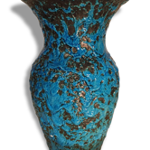 Grand vase émaillé