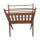 Scandinavian style foldable magazine holder by Cees Brackman for Pastoe 60/70s