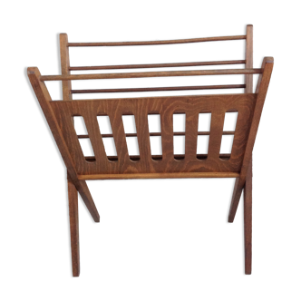 Scandinavian style foldable magazine holder by Cees Brackman for Pastoe 60/70s