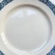 6 Flat plates Terre de fer Longchamp model René Made in France