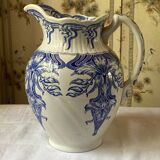 Large Art Nouveau Iron Earth pitcher