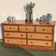 Vintage Enfilade Commode Maugrion Rattan - Roche Bobois