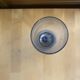 Set of 5 Champagne Flutes BORMIOLI ROCCO Moulded Glass + Vintage Blue Stem