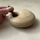 Japandi vase designed by Freek Berends, 1970s ceramic.