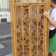 Rare armoire en osier