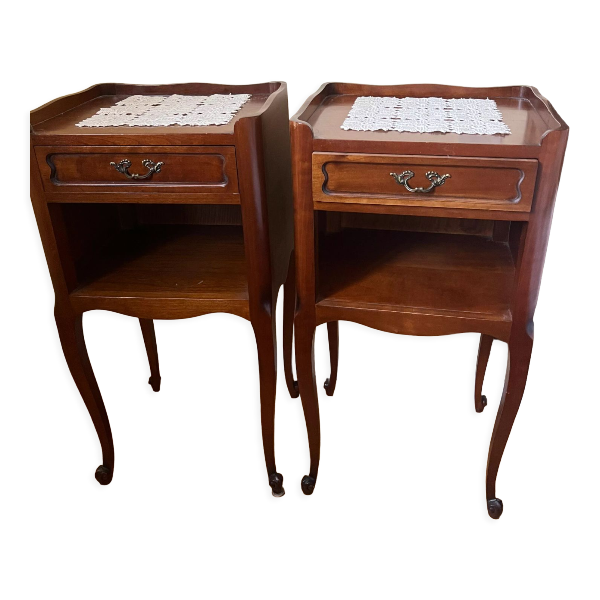 Pair bedside tables