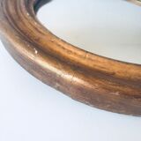 Ancient convex mirror, witch mirror 36cm