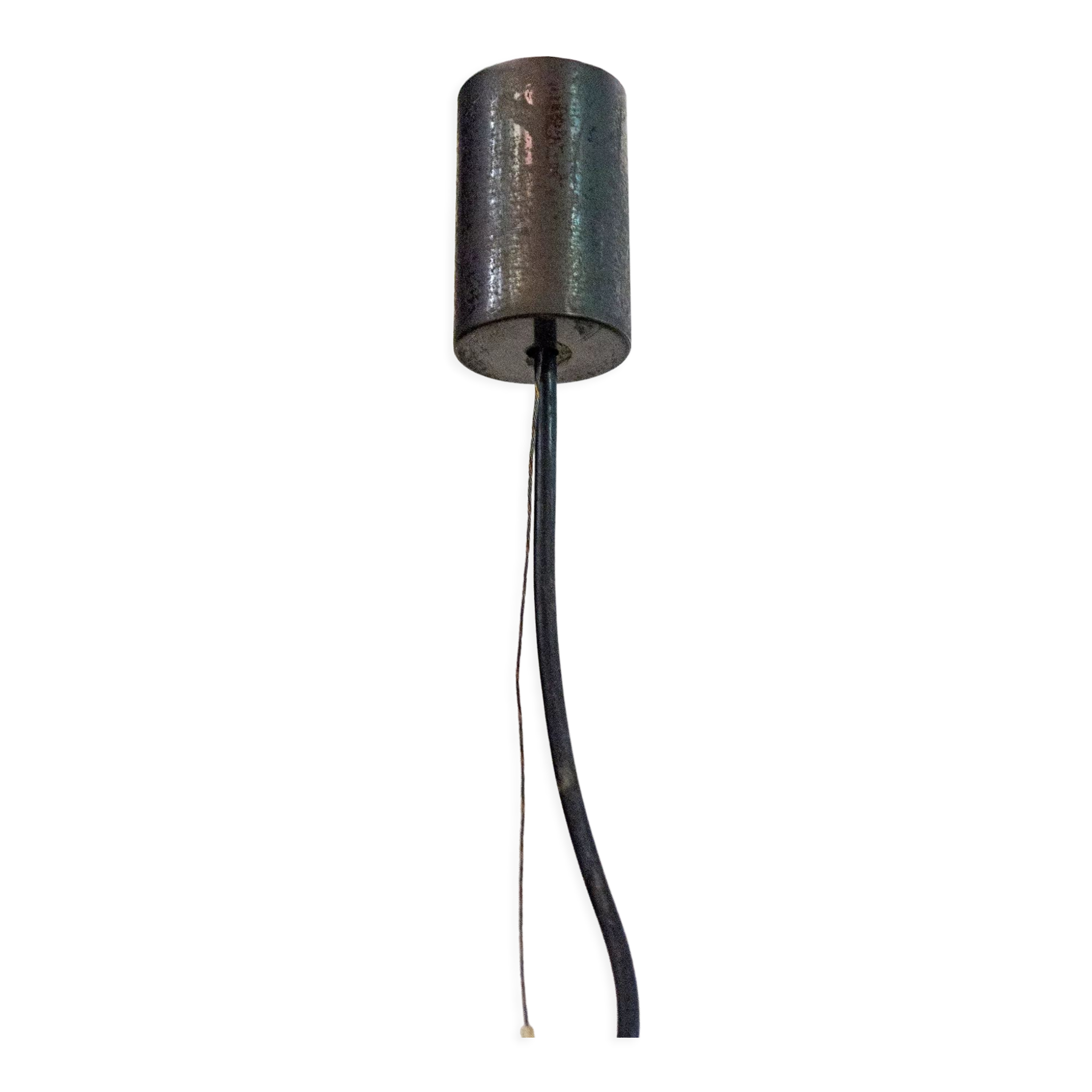 Italian hanging lamp in Murano glass from Vistosi, 1960s