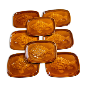 Ensemble de 8 assiettes