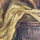 Painting old animal painting, dog Greuze, eighteenth