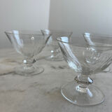 Set of 4 crystal glasses